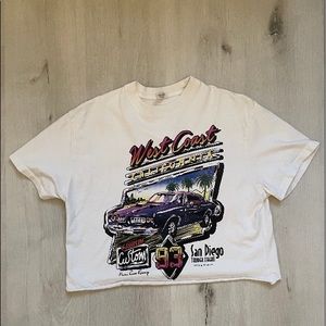 Brandy west coast cropped tee